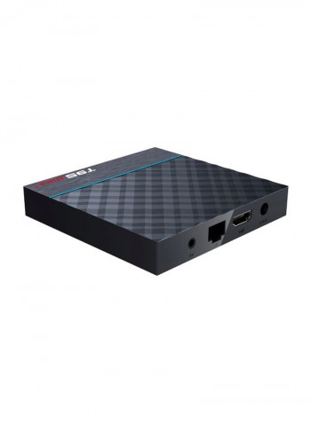 Android Smart TV Set Top Box With Remote Control T95 Max Plus Black