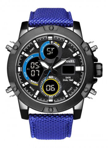 Men's Silicone Analog/Digital Watch 2499