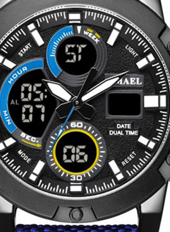 Men's Silicone Analog/Digital Watch 2499