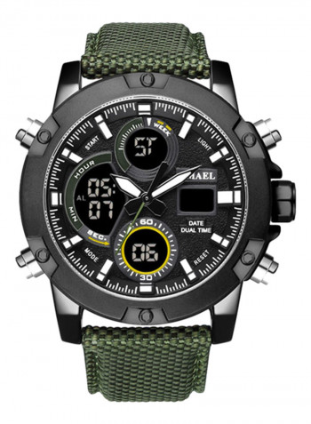 Men's Silicone Analog/Digital Watch 2502