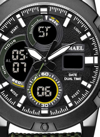 Men's Silicone Analog/Digital Watch 2502