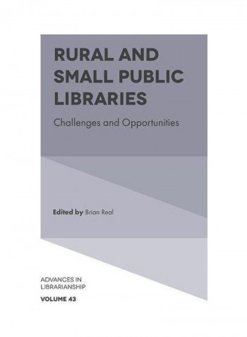Rural And Small Public Libraries Hardcover English by Brian Real