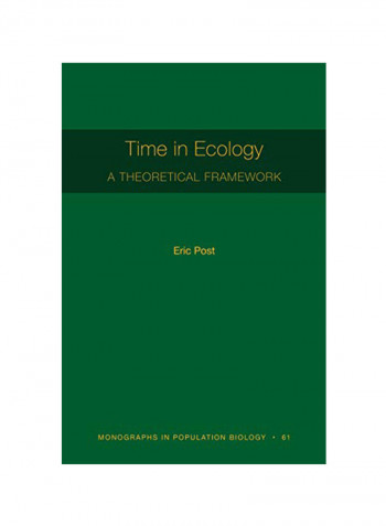 Time In Ecology Hardcover 1
