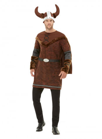 Deluxe Viking Barbarian Costume L