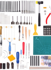 273 Piece Leather Craft tool Set Multicolor 32.50 x 8.00 x 26.00cm