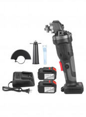 Dual Battery Electric Cordless Grinding Machine Kit Black