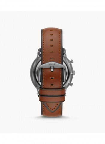 Men's Leather Analog Wrist Watch FS5512