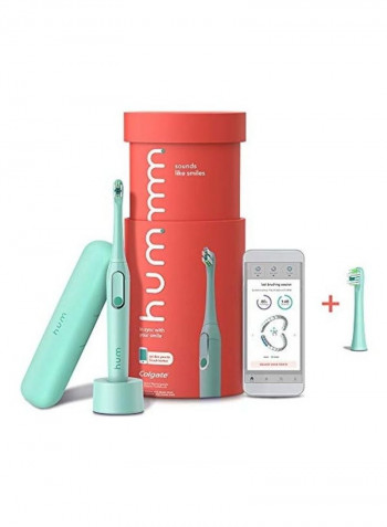 Electric Toothbrush With Replacement Head Green
