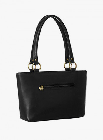 Polyester Blend Shoulder Bag BNS 0539LBK Black