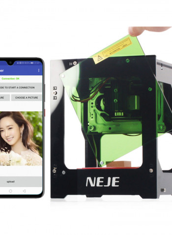 Smart Mini Laser Engraving Machine Black