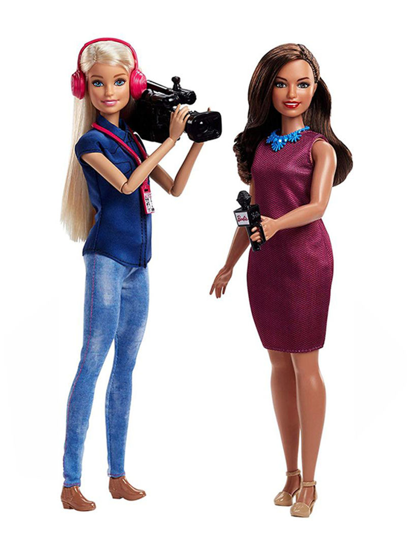 Careers TV News Team Doll With Accessory