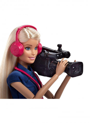 Careers TV News Team Doll With Accessory