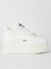 Leather Platform Sneakers White reviews Leather Platform Sneakers White