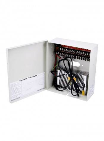 16-Channel CCTV Camera Power Supply White