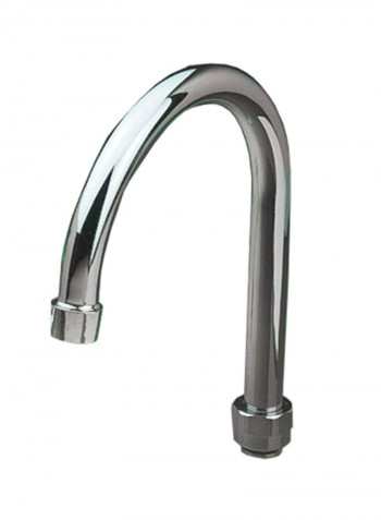 Swivel Gooseneck Spout Silver 1/8/2002inch
