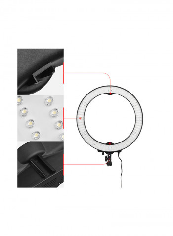 Photography Studio Fill-In Ring Light 36watts Black