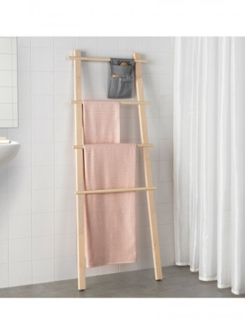 Birch Towel Stand Organiser Brown 57 x 150centimeter
