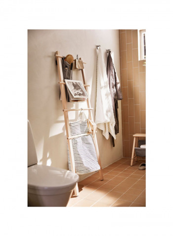 Birch Towel Stand Organiser Brown 57 x 150centimeter
