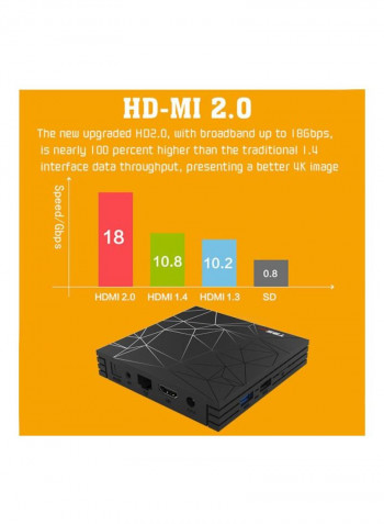 T95 Max 6K Android TV Box XD4823106 Black