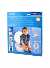 Toilet Seat For Adult And Child White