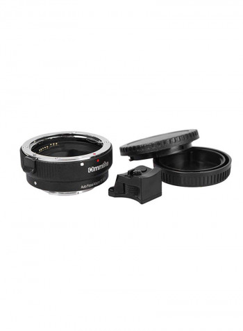 Auto Focus Lens Mount Adapter For Canon EF/EF-S Lens To Sony NEX E Black