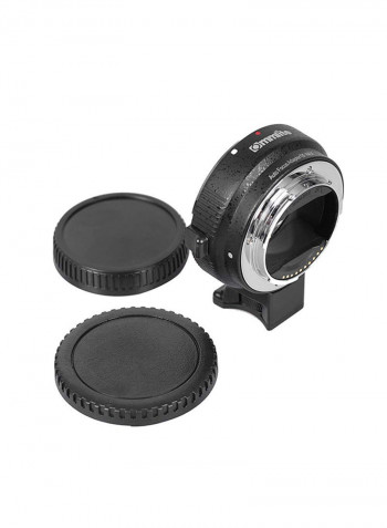 Auto Focus Lens Mount Adapter For Canon EF/EF-S Lens To Sony NEX E Black