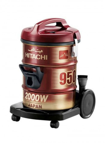 Vacuum Cleaner CV - 950Y Red/Gold/Black