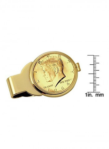 Half Dollar Coin Designed Clip 10X8X1inch
