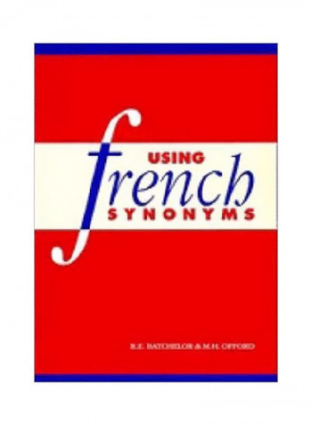 Using French Synonyms Paperback