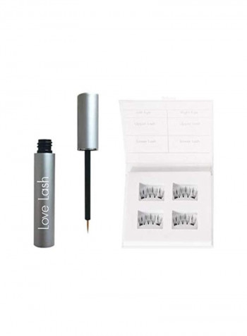 Magnetic Eyeliner And Eyelash Set Black
