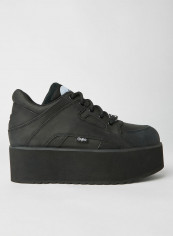 Leather Platform Sneakers Black reviews Leather Platform Sneakers Black