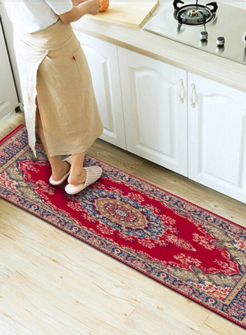 1 Piece Rug Soft Rectangle Flower Print Living Room Bedside Floor Mat multicolour 120*160(W*L)cmcm