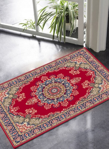 1 Piece Rug Soft Rectangle Flower Print Living Room Bedside Floor Mat multicolour 120*160(W*L)cmcm