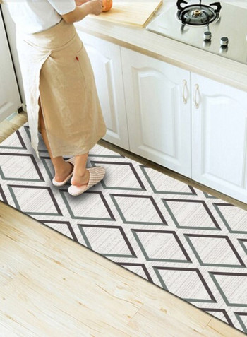 1 Piece Rug Soft Rectangle Geometry Print Living Room Bedside Floor Mat Grey 120*160(W*L)cmcm