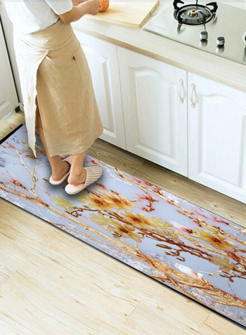 1 Piece Rug Soft Rectangle Flower Print Living Room Bedside Floor Mat multicolour 120*160(W*L)cmcm