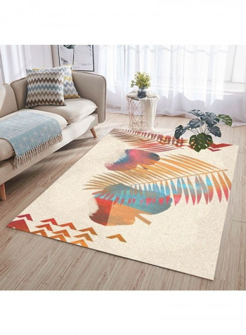 Leaf Pattern Modern Anti-Skidding Living Room Rug multicolour 120*160(W*L)cmcm