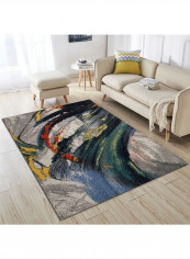 Living Room Floor Modern Colors Patching Anti-Slip Cozy Rug multicolour 120*160(W*L)cmcm