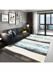 Vintage Stripe Modern Anti-Skidding Living Room Rug multicolour 120*160(W*L)cmcm