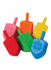 100-Piece Classic Chanukah Spinning Dreidel Playset