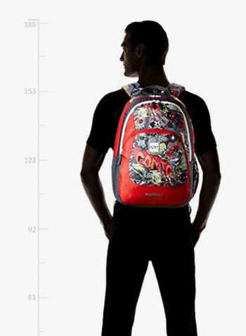 Polyester Blend 31 Liter Backpack Wiki 3 Streets 3 Red