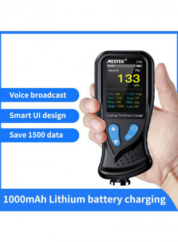 Coating Thickness Gauge Black 15centimeter