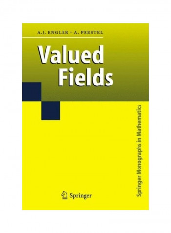 Valued Fields Paperback English by A. J. Engler - 2010