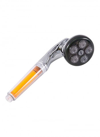 Hand Shower Head Silver/Black/Yellow