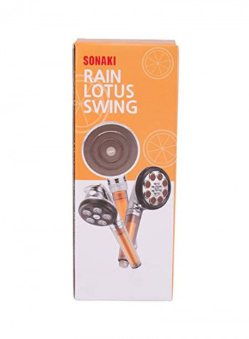 Hand Shower Head Silver/Black/Yellow