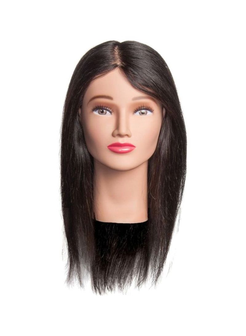Nora Human Hair Mannequin Black