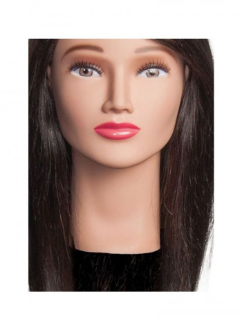 Nora Human Hair Mannequin Black
