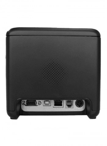 Portable Thermal Receipt Printer 194x138x135millimeter Black