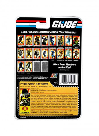 Python Crimson Guard Elite Trooper Action Figure 3.75inch