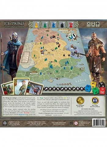 878 Vikings - Invasions Of England: Award Winning Board Game