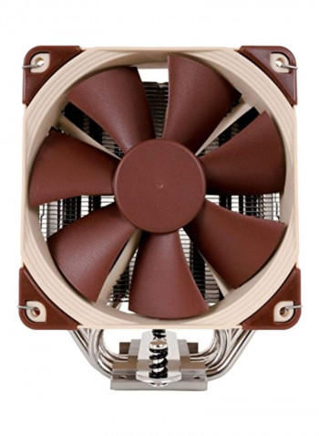 Premium Quality Quiet CPU Cooler 120millimeter Cream/Brown